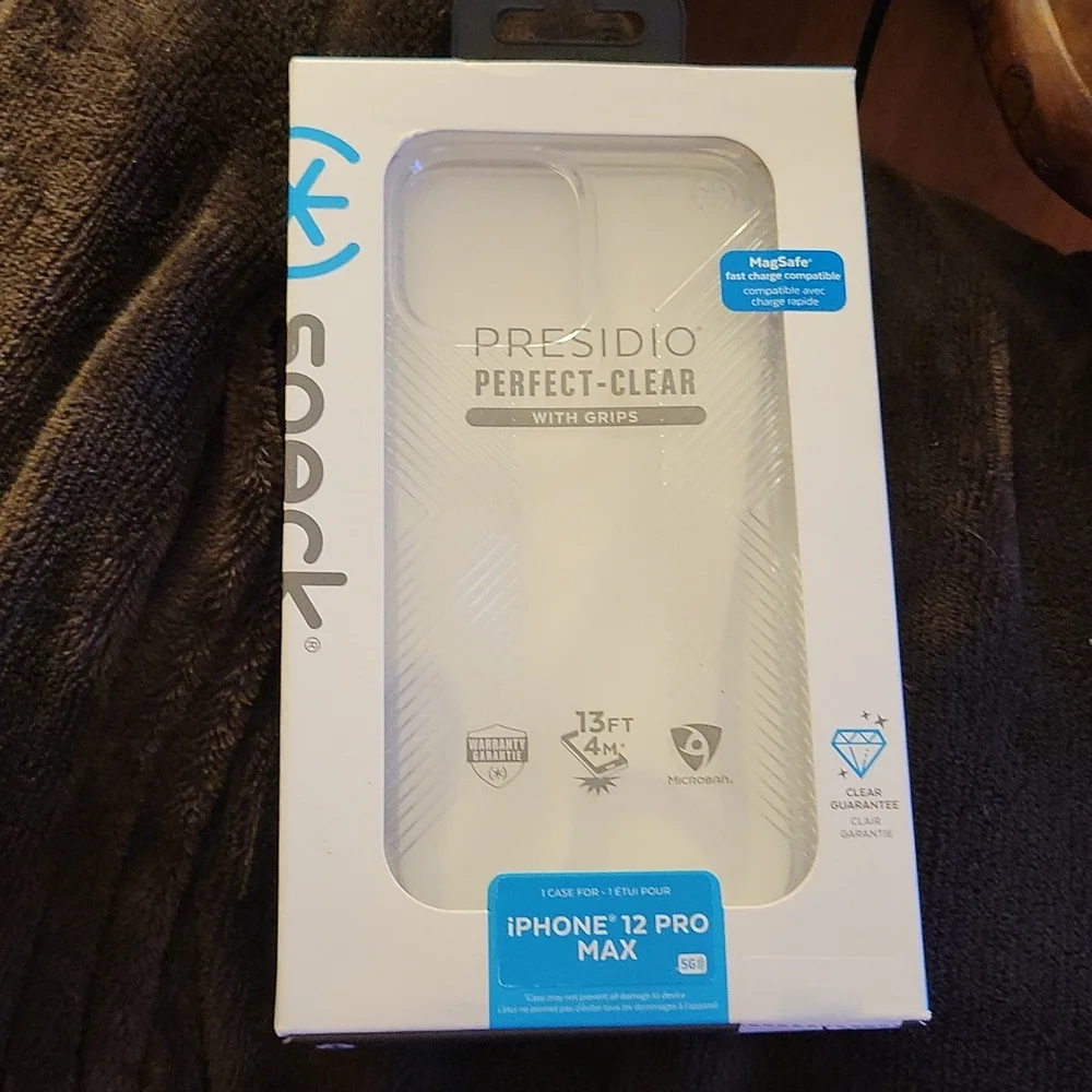 Speck Apple iPhone 12 Pro Max skim clear phone case New 13 ft drop protect New…